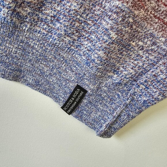 Scotch & Soda Men’s Large Gradient Ombre Knit Sweater - Picture 6 of 6